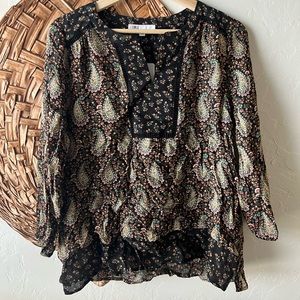 DR2 paisley print blouse